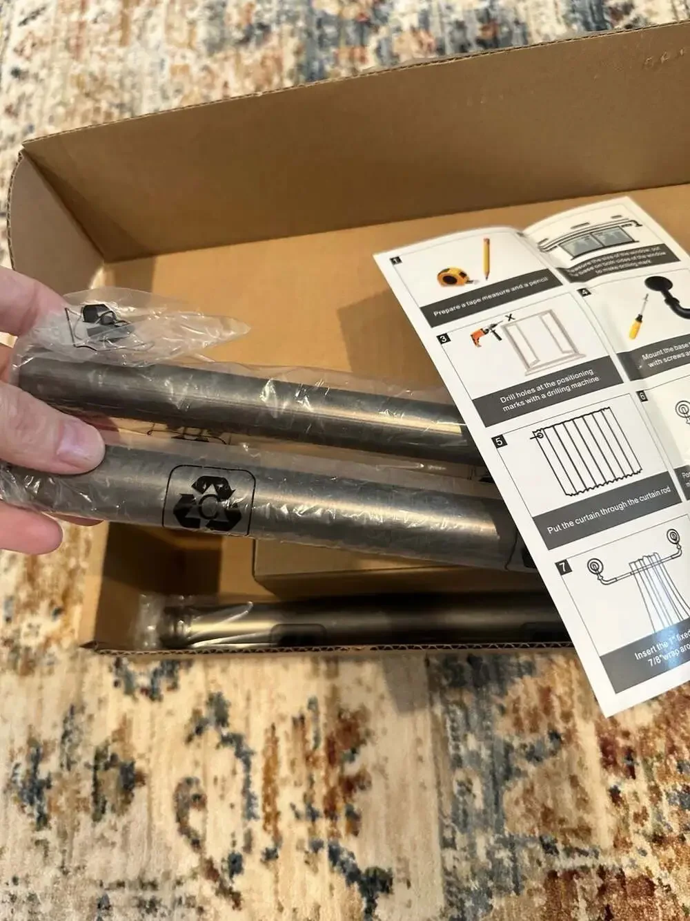 Adjustable Curtain Rod by world rods.